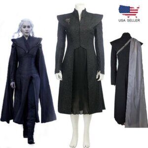 Game of Thrones Daenerys Targaryen Costume Cosplay Halloween Sz L